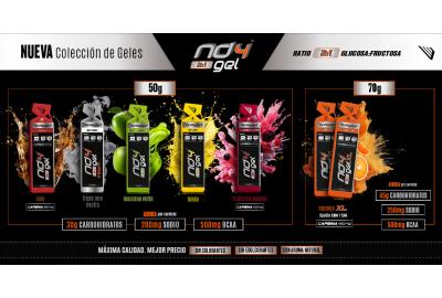 GEL ENERGÉTICO: NUEVA COLECCIÓN ND4® GEL 2:1